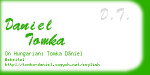 daniel tomka business card