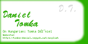 daniel tomka business card